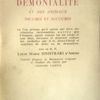 de la Démonialité et des animaux. Incubes et succubes - traduit du manuscrit original en latin, par Isidore Liseux - Le Terrain Vague - 1956 - Esotérisme.