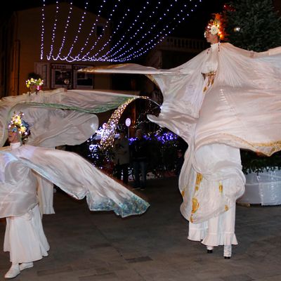 Ouverture du marché de Noël à thuir