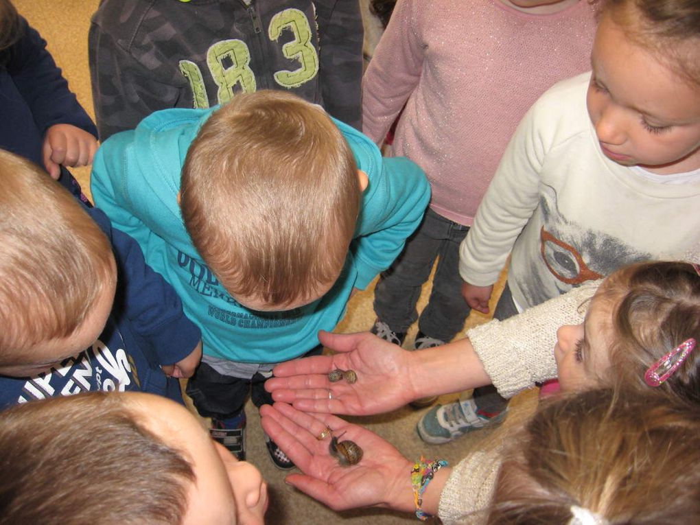 De nouveaux copains dans la classe maternelle