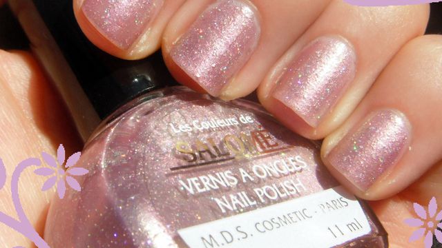 Salomé Pink Holographic Glitters