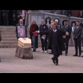 Hommage aux obsèques de Agnès Lassalle à Saint-Jean-de-Luz