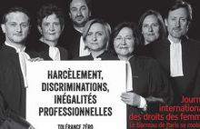JUSTICE - Le barreau de Paris se mobilise pour la journée internationale des droits des femmes - 