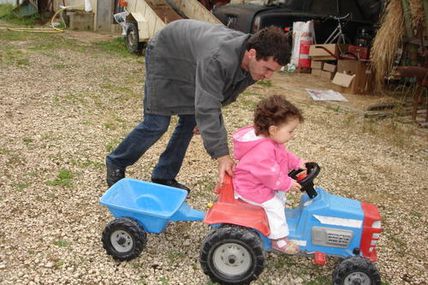 Le tracteur...