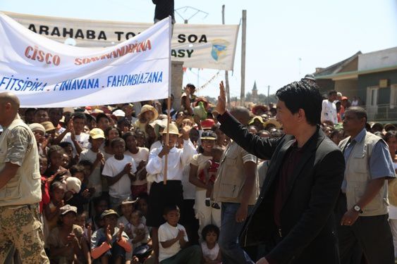 Vendredi 12 octobre 2012. Le Président Andry Rajoelina : première visite dans la Région Itasy (Soavinandriana, Analavory, Ampefy).