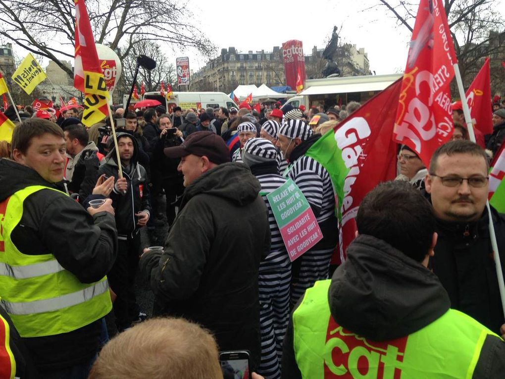 Mobilisation pour les &quot;8 condamnés de Goodyear&quot; et la &quot;liberté syndicale&quot;