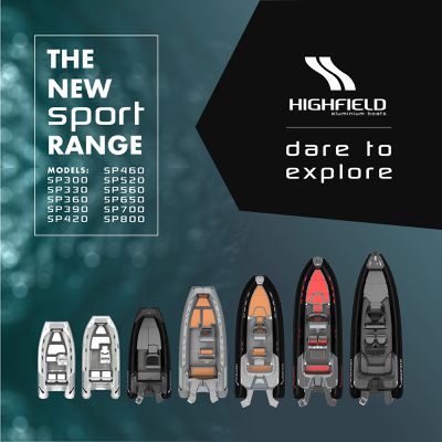 Highfield Boats annonce une nouvelle gamme de semi-rigides Sport Range chez Highfield !