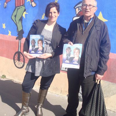 Bel accueil dans le quartier Paillon à St Etienne ! On ne s'en lasse pas ! Merci à tous !