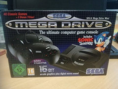 Unboxing et un premier let's play de la Megadrive mini!