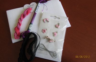 kit de broderie pour l'été