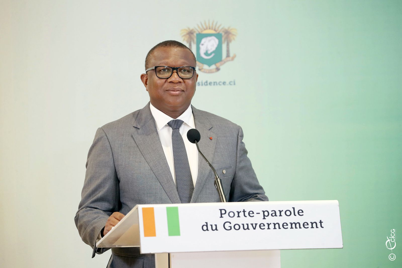 Le porte-parole du gouvernement, Amadou Coulibaly