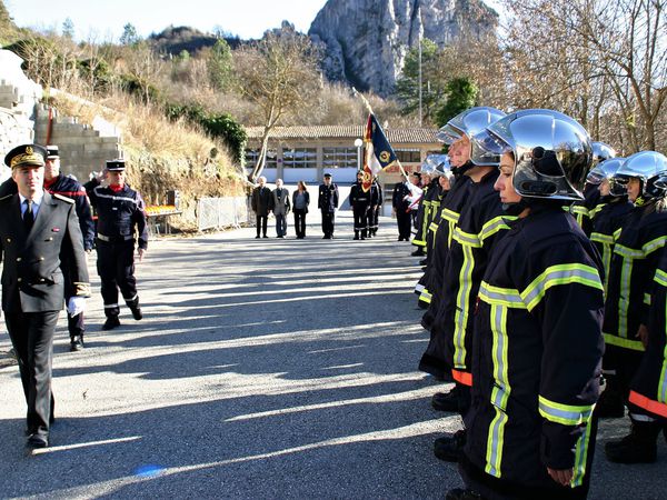 Castellane  : Une belle Sainte-Barbe chez les sapeurs pompiers
