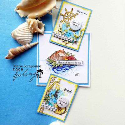 Trio de carte avec Coco Feeling