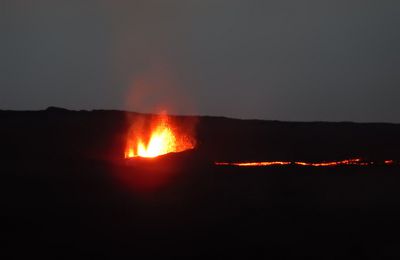 Éruption de la fournaise 2017