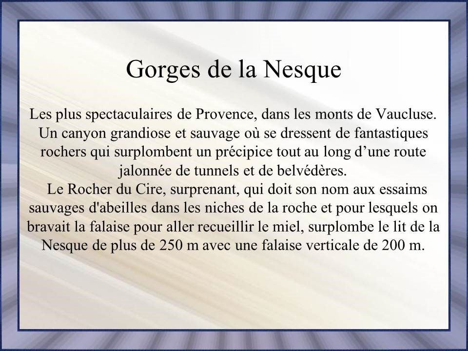 La France - Et ses plus belles gorges - 2