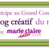 Concours "le blog créatif" de Marie Claire Idées