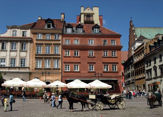 Quelques villes de Pologne