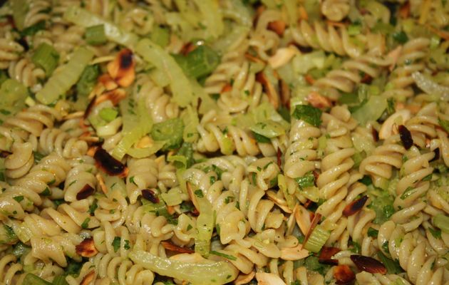 Fusilli d’épeautre au fenouil et citron confit