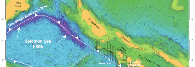 Les archipels volcaniques du Pacifique sud - 3. Volcans des îles Salomon et Santa Cruz.