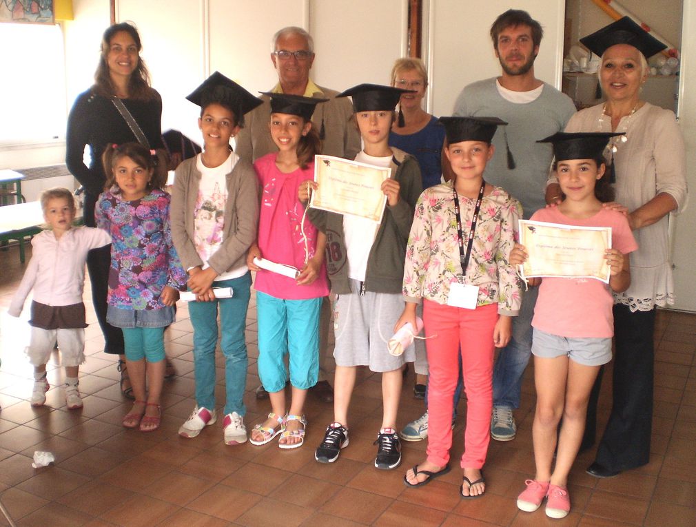 Remise de diplômes pour nos jeunes philosophes, Emma, Hinatéa, Lexandre, Juliette, Eléa et Lynes ...