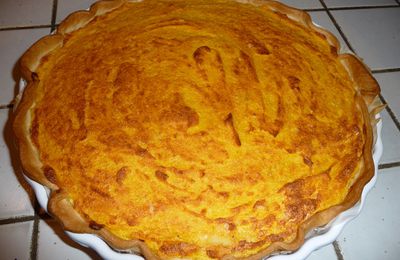 Tarte aérienne au butternut et gouda