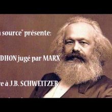 Proudhon jugé par MARX Lettre à JB Schweitzer 1865 Karl MARX