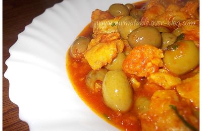 Pangas aux Olives et à la Tomate