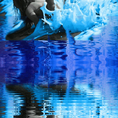 Femme - Blonde - Sexy - Gif animé - Gratuit