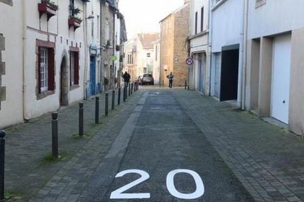 Vannes. La majorité des rues passe aussi en zone 20 et 30.