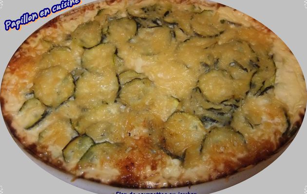 Recette : Flan de courgettes au jambon