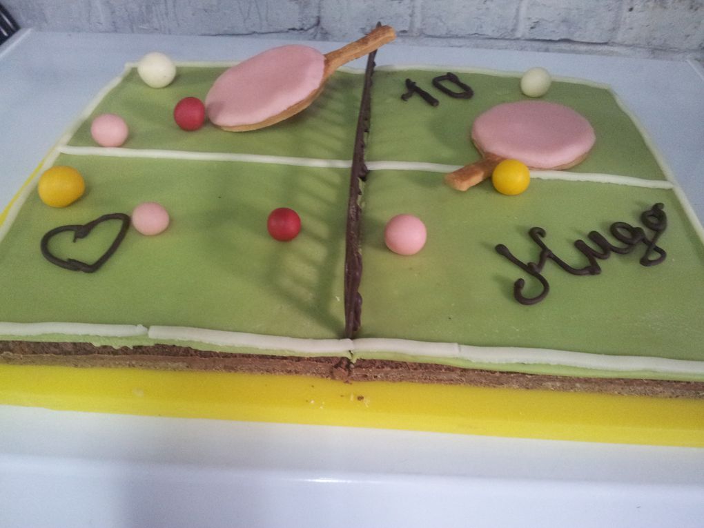 Gâteau Table de Ping-Pong