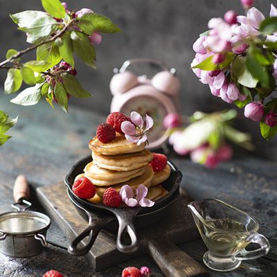 Gourmandises - Nourriture - Pancakes - Framboises - Photographie - Wallpaper - Free