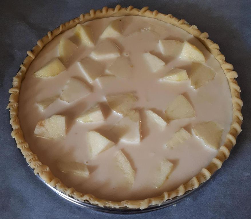 Tarte normande aux pommes