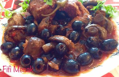 Ragoût aux olives noires 