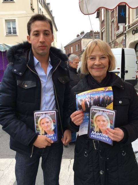 Jusqu'à la dernière minute les candidats et militants du Front National font campagne dans l'Oise !
