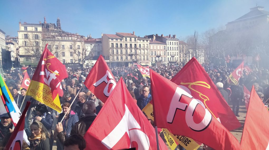 28 mars : 15 000 au Puy, nouvelle mobilisation massive contre la réforme des retraites !