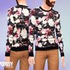 Floral Sweater for males Default at Poodsy