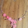 collier mariage "roses"