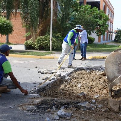 Vialsandi IAM inició rehabilitación de la avenida principal Los Jarales en San Diego