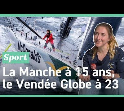 Violette Dorange, 23 ans, la plus jeune concurrente de l'histoire du Vendée Globe