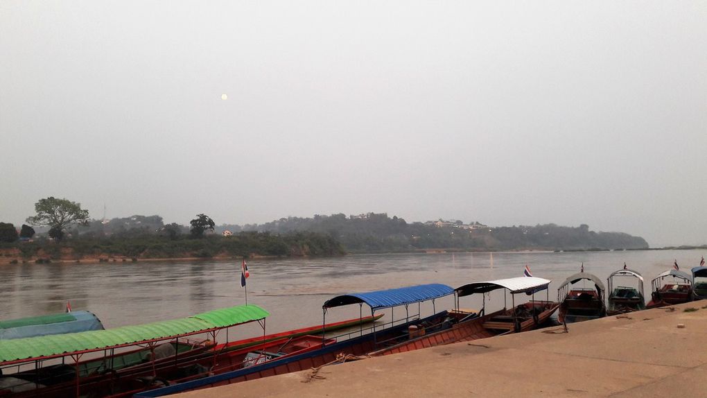 Les berges du Mekhong, près de ma Guest House