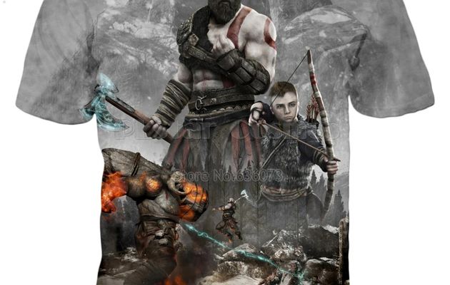 2020 God of War Print Men/Women T-Shirt