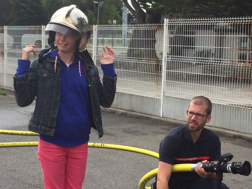 Visite de la caserne des pompiers de Carnac