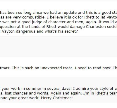 Reviews of The Boutique Robillard novel by Readers from fanfiction.net and archiveofourown.org