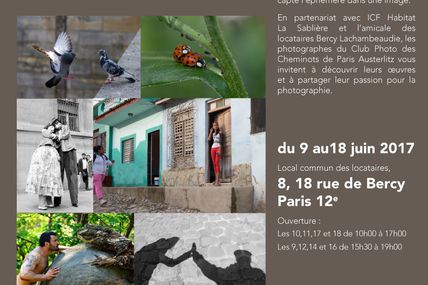Exposition de photographie "Rencontres, tout est possible !" à Paris 12e