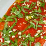 Salade de poivrons rouges