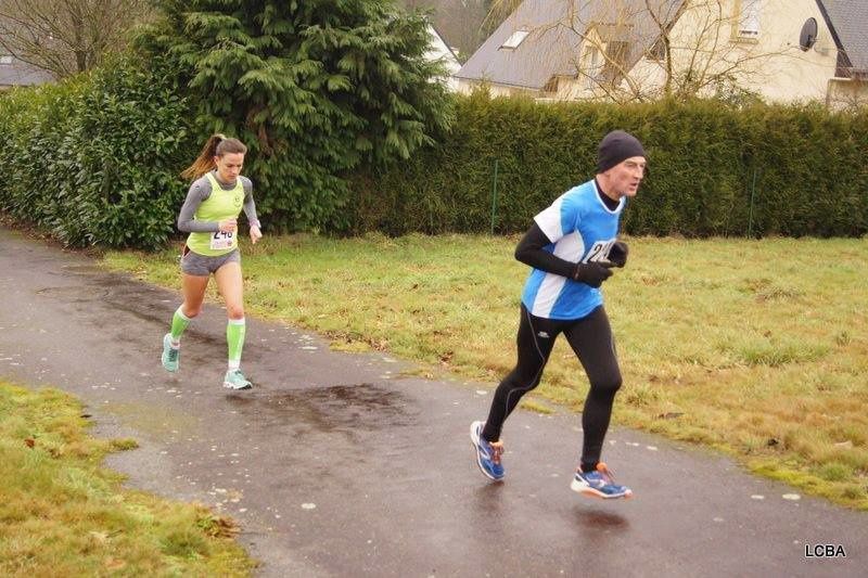 10 km de Guénin (56), course verte, le 12/02/2017