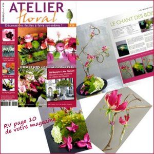 Adahy publié dans ATELIER FLORAL !