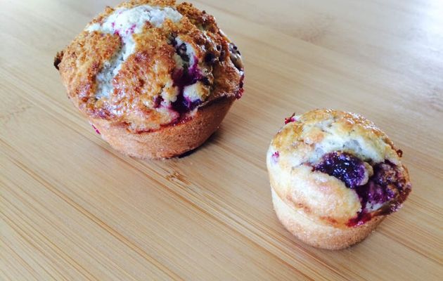 Muffins aux framboises 