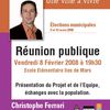 Réunion Publique du 8 Février à 19h30- Iles de Mars