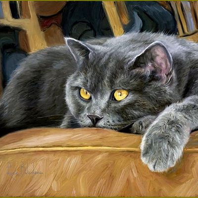 Les chats par les peintres -   Lucie Bilodeau